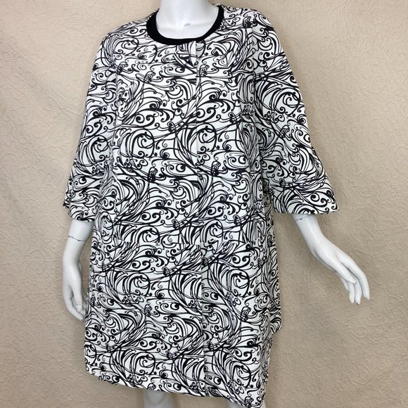 Sara Campbell 2-pc Swing Coat & Skirt Set 1X/XL - Picture 2 of 16